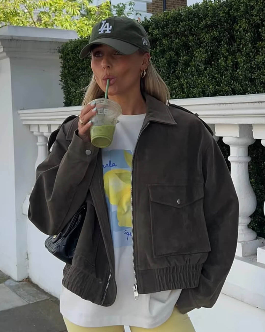 Giana Suede Pilot Jacket