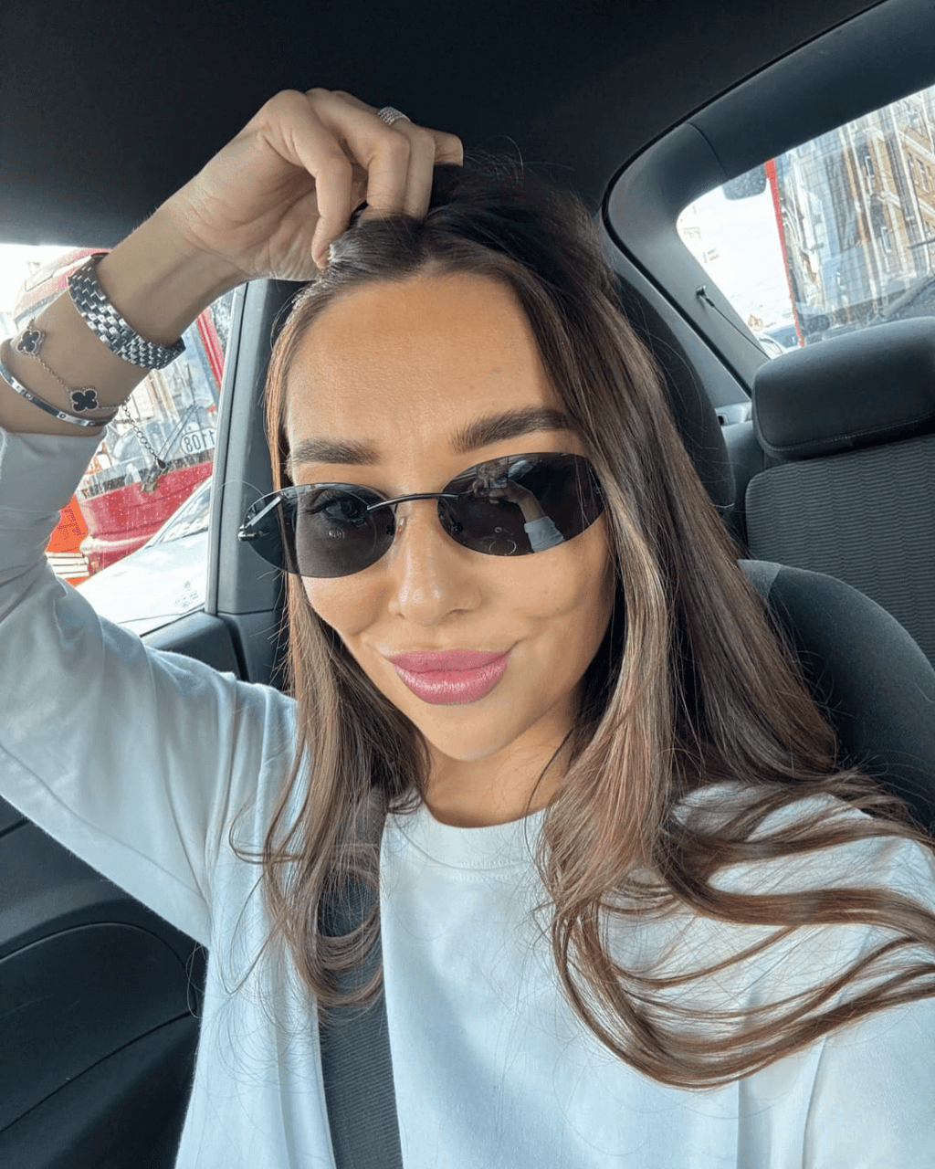 Scarlett Oval Retro Sunglasses