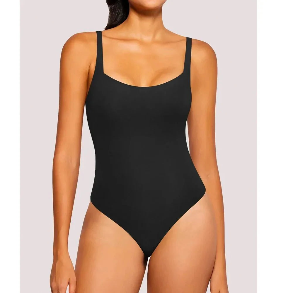GruLan Square Shapewear Bodysuit