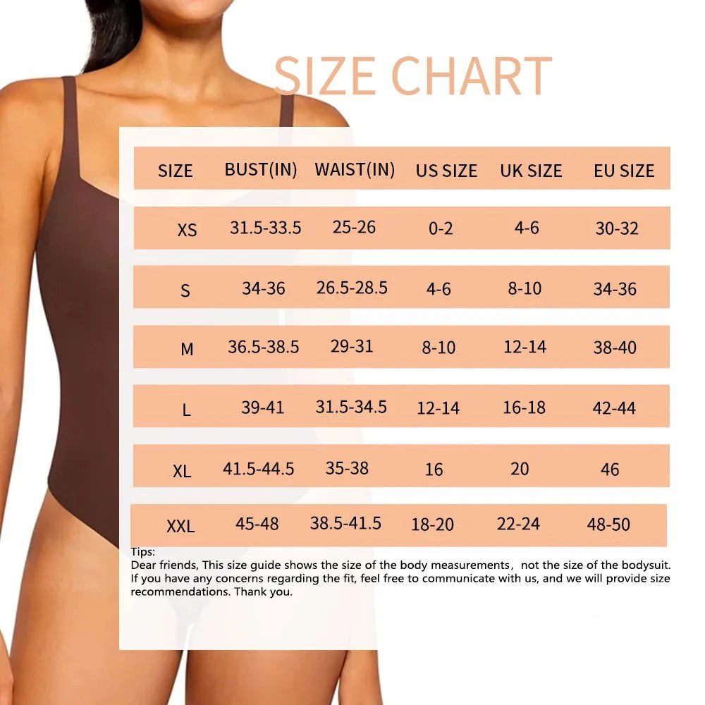 GruLan Square Shapewear Bodysuit