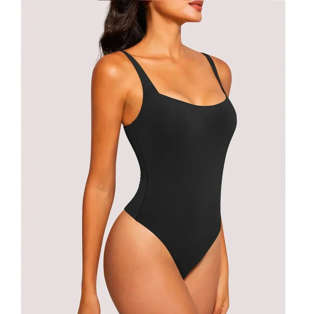 GruLan Square Shapewear Bodysuit