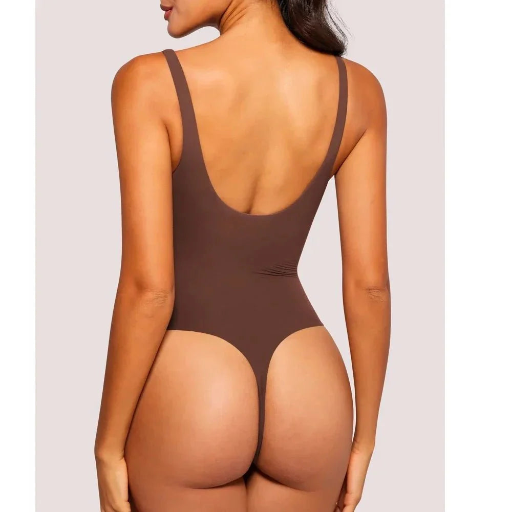 GruLan Square Shapewear Bodysuit