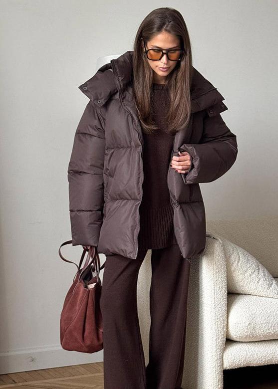 Sienna Detachable Hood Puffer Jacket