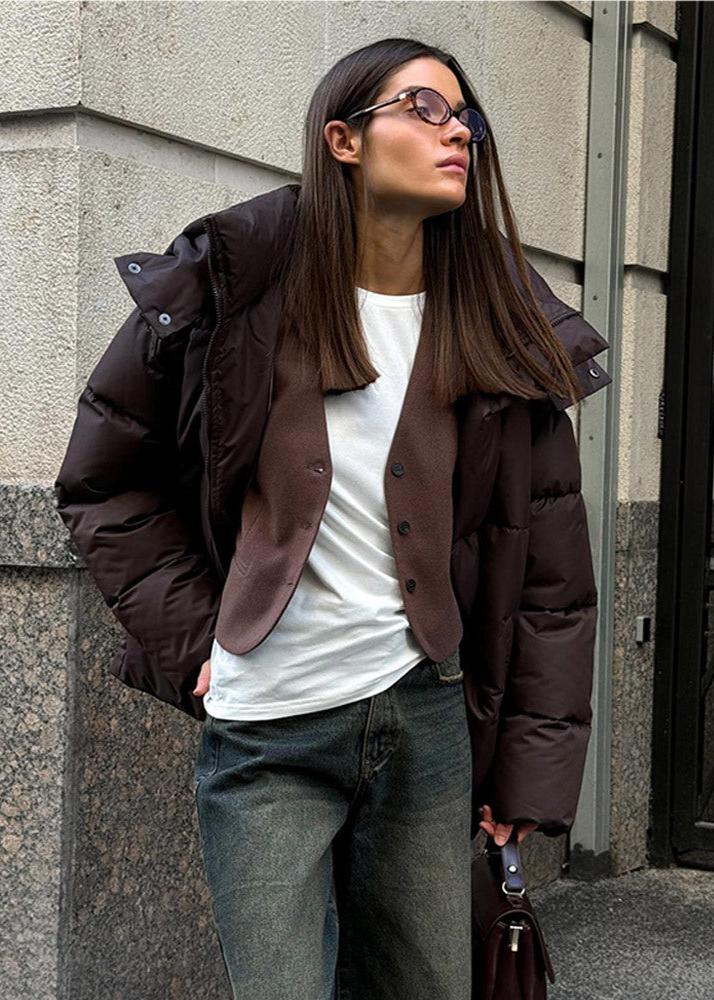 Sienna Detachable Hood Puffer Jacket